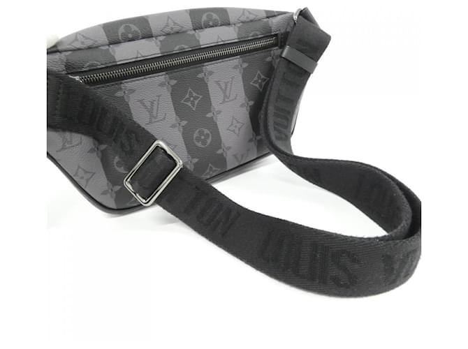 Borsa a spalla Monogram Stripe Eclipse di Louis Vuitton Nero - vista 7