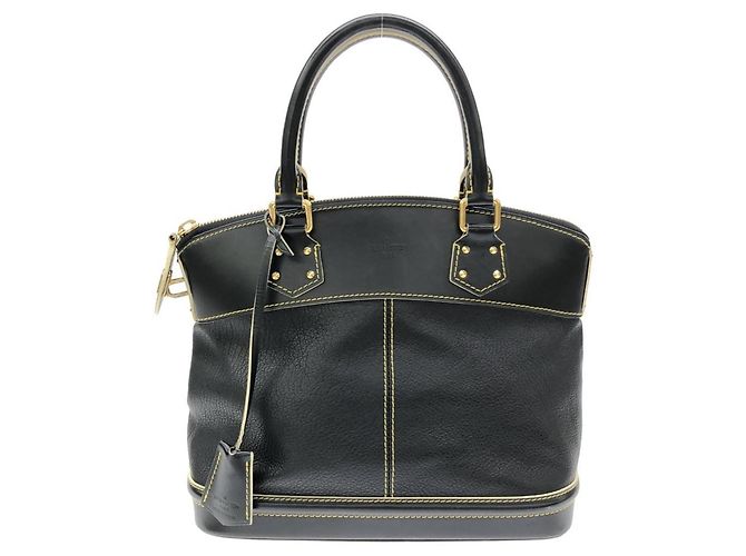 Louis Vuitton Suhali Lockit PM Handtasche Schwarz - Ansicht 2