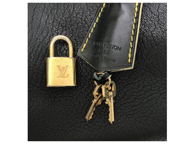 Louis Vuitton Suhali Lockit PM Handtasche Schwarz - Ansicht 4