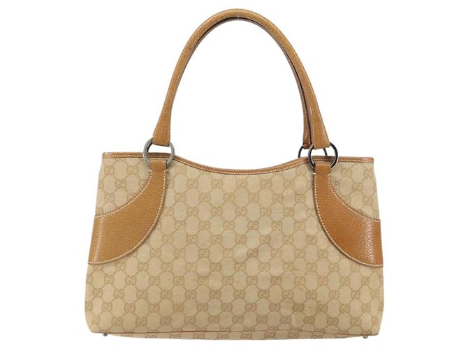 Gucci D-Ring GG Canvas Large Bege - vista 2