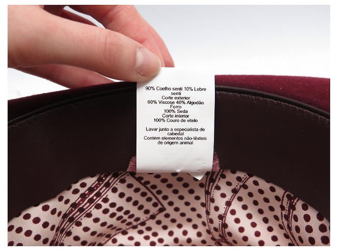 Hermès NUOVO CAPPELLO HERMES 200042H T57 IN FELTRO DI CONIGLIO BORDEAUX Bordò - vista 12