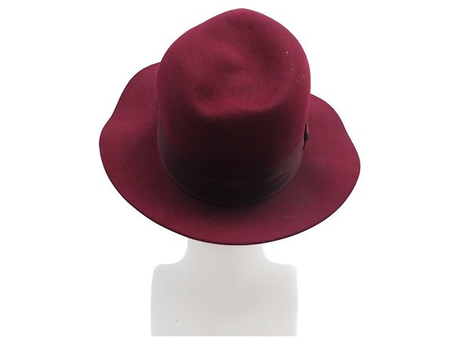 Hermès NUOVO CAPPELLO HERMES 200042H T57 IN FELTRO DI CONIGLIO BORDEAUX Bordò - vista 5