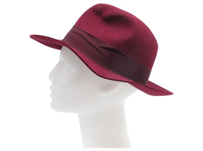 Hermès NUOVO CAPPELLO HERMES 200042H T57 IN FELTRO DI CONIGLIO BORDEAUX Bordò - vista 6