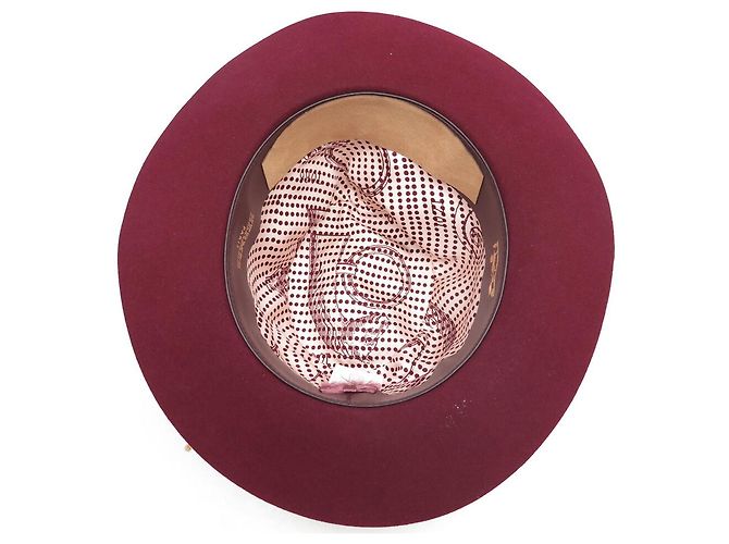 Hermès NUOVO CAPPELLO HERMES 200042H T57 IN FELTRO DI CONIGLIO BORDEAUX Bordò - vista 7