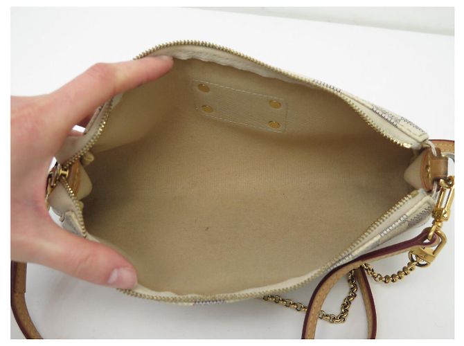 BORSA LOUIS VUITTON EVA DAMIER AZURE N55214 Crudo - vista 10