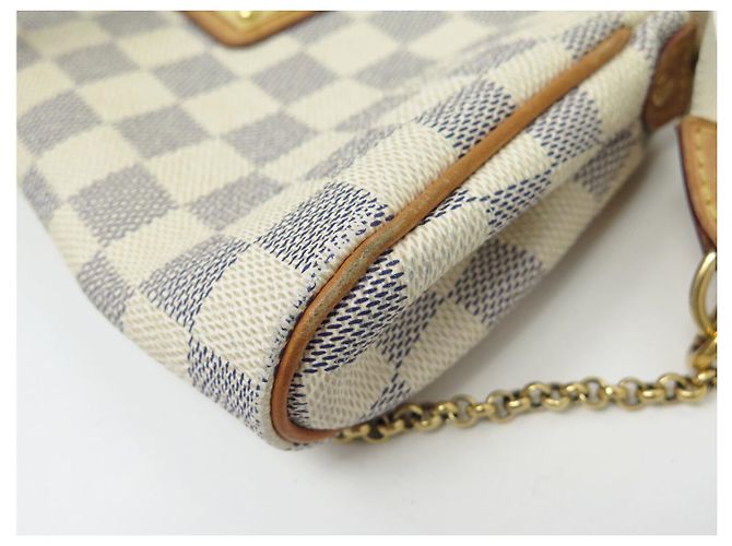 BORSA LOUIS VUITTON EVA DAMIER AZURE N55214 Crudo - vista 15