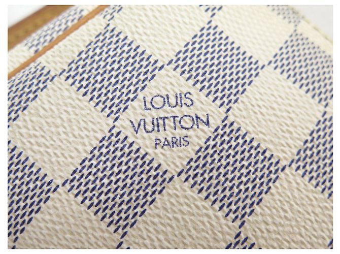 BORSA LOUIS VUITTON EVA DAMIER AZURE N55214 Crudo - vista 7
