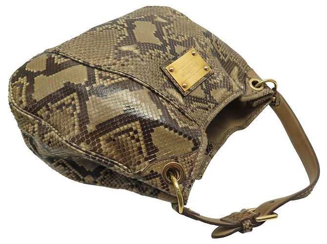 LOUIS VUITTON GALLIERA GM HANDTASCHE AUS PYTHONLEDER SCHULTERTASCHE Braun - Ansicht 6