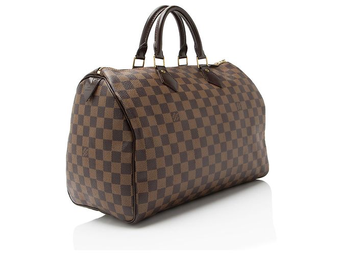 Louis Vuitton Damier Ebene Speedy 35 Tasche Braun - Ansicht 2
