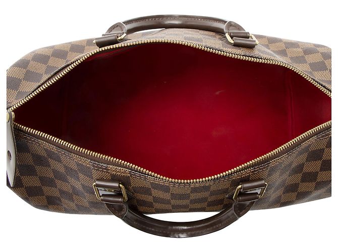 Louis Vuitton Damier Ebene Speedy 35 Tasche Braun - Ansicht 7