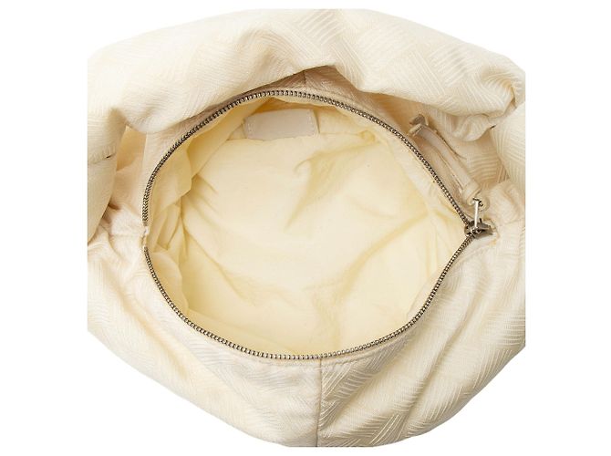 Borsa Mini Double Knot in Nylon Jacquard Intrecciato di Bottega Veneta - vista 6