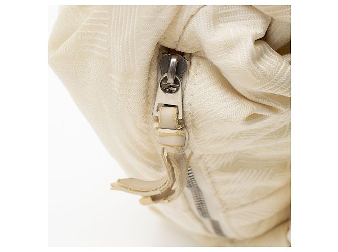 Borsa Mini Double Knot in Nylon Jacquard Intrecciato di Bottega Veneta - vista 8