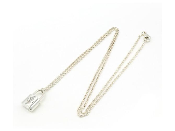 Collana Silver Lockit Louis Vuitton Argento Metallico - vista 2
