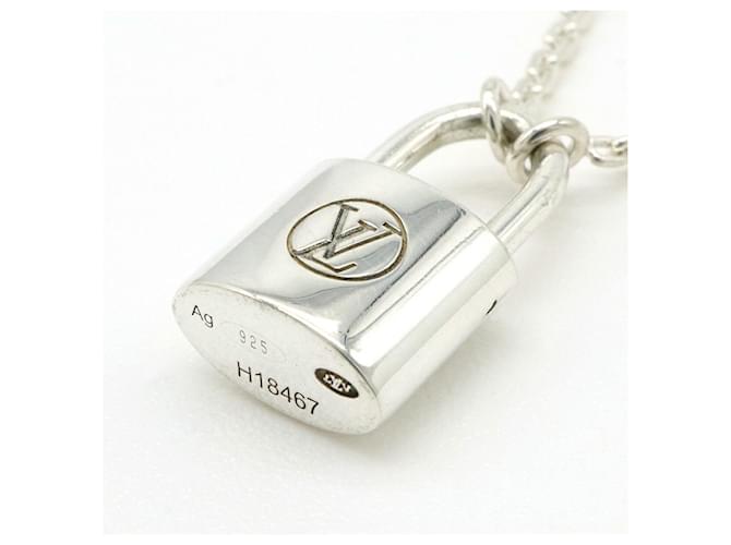 Collana Silver Lockit Louis Vuitton Argento Metallico - vista 3