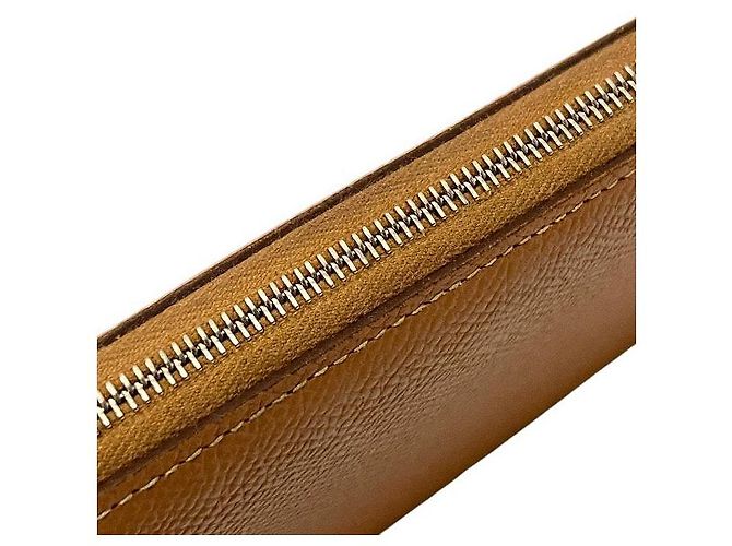 Hermès Hermes Azap Long Silk'in Epsom Long Wallet Brown - view 8