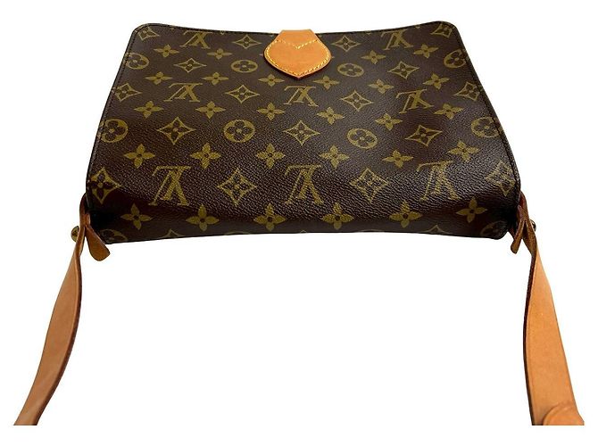 Borsa a Spalla Cartouchiere Monogram Louis Vuitton Marrone - vista 5