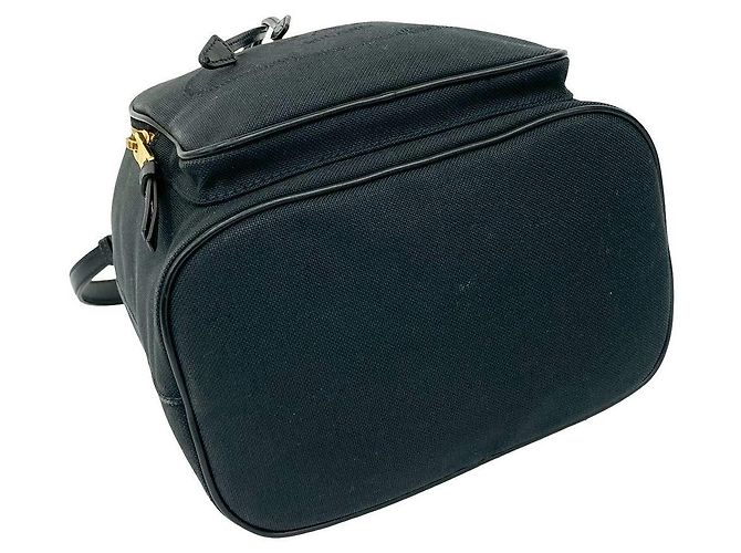 Borsa 2 in 1 in tela e pelle con logo Prada Nero - vista 8