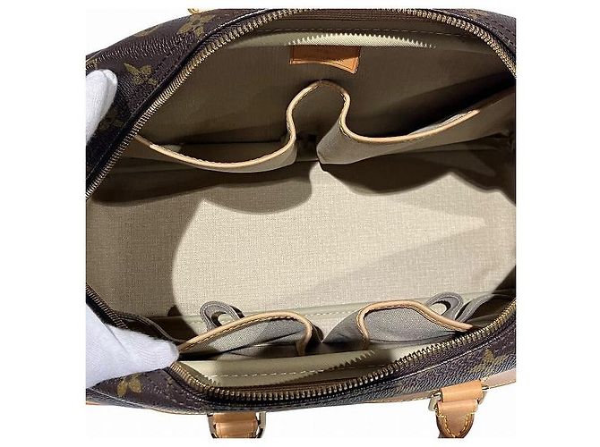Borsa a mano Monogram Deauville Louis Vuitton Marrone - vista 5