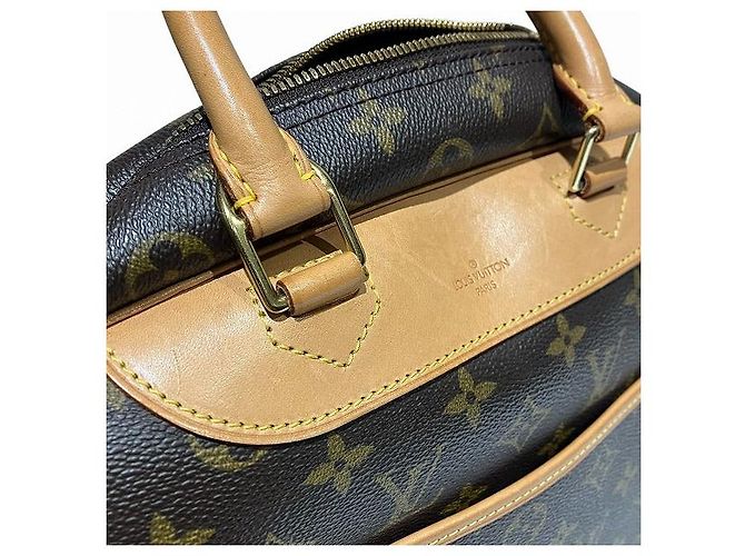 Borsa a mano Monogram Deauville Louis Vuitton Marrone - vista 8