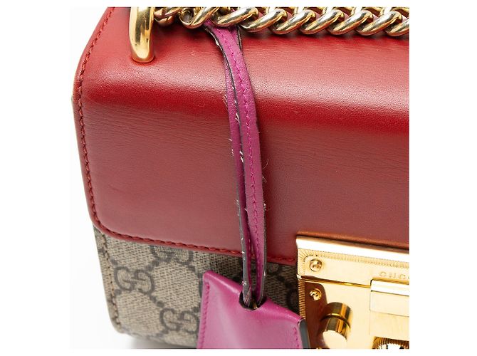 Gucci GG Supreme Padlock Kleine Schultertasche - Ansicht 10