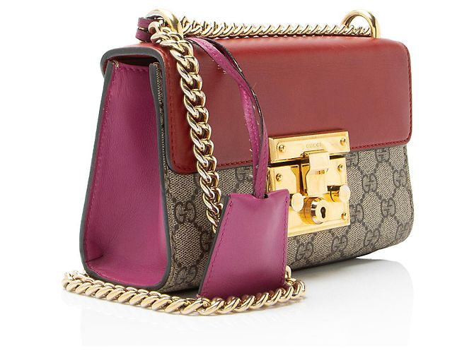 Gucci GG Supreme Padlock Kleine Schultertasche - Ansicht 2