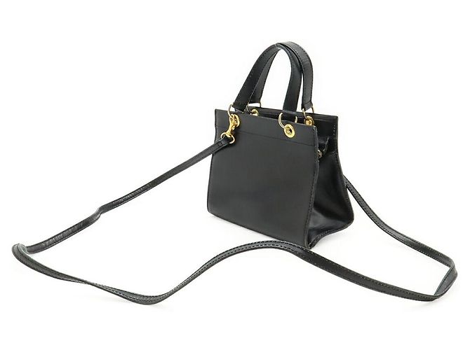 Céline Borsa in pelle Celine 2WAY Nera Nero - vista 2