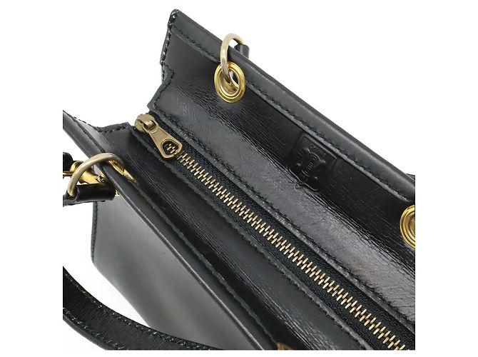 Céline Borsa in pelle Celine 2WAY Nera Nero - vista 6