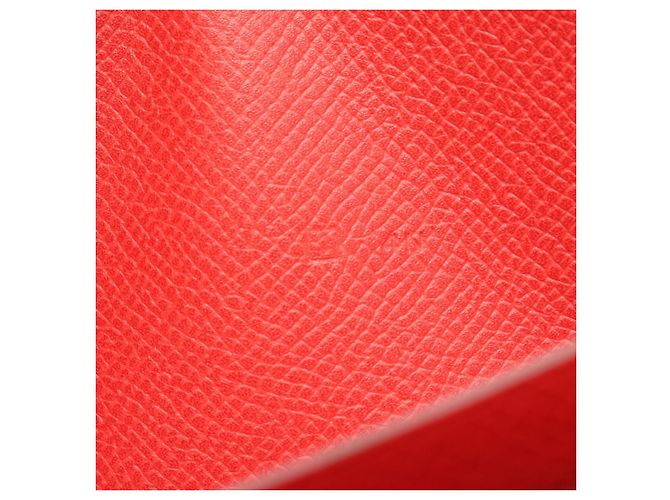Portafoglio rotondo lungo Azap in pelle Hermès Rosso - vista 6