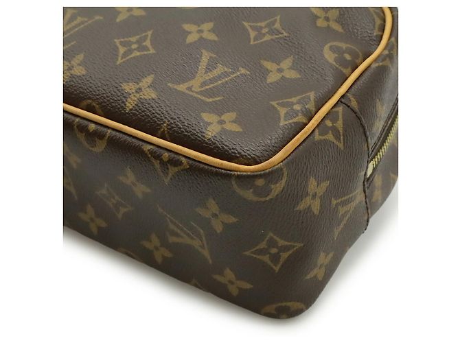Pochette da Toilette Monogram Louis Vuitton Marrone - vista 3