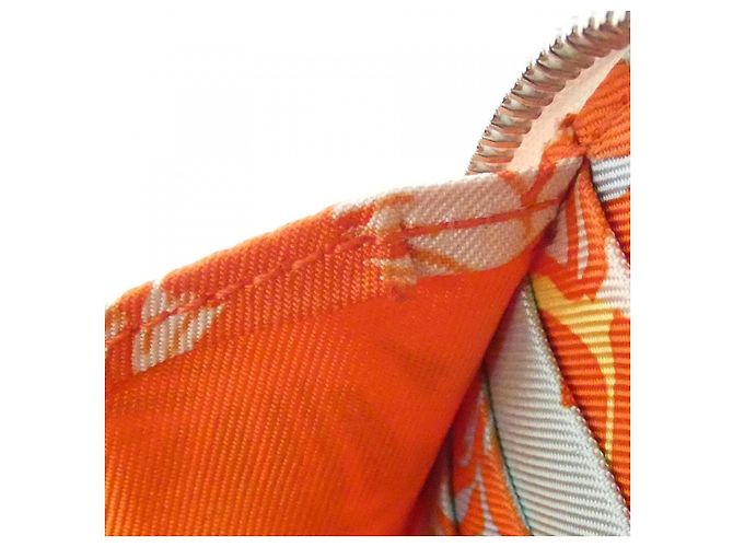 Silk In Portafoglio lungo Hermès WILD in seta classica Evercolor Bianco - vista 6