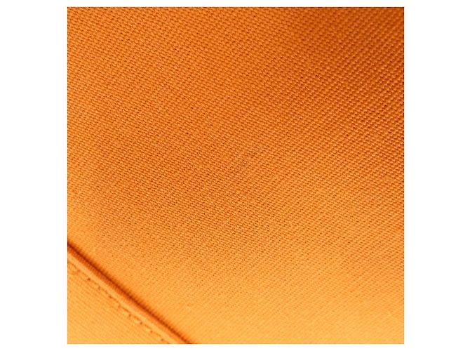 Borsa Hermès Cabag Elan PM Toile Officier Vache Hunter Arancione - vista 3