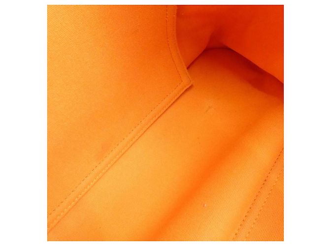 Borsa Hermès Cabag Elan PM Toile Officier Vache Hunter Arancione - vista 8