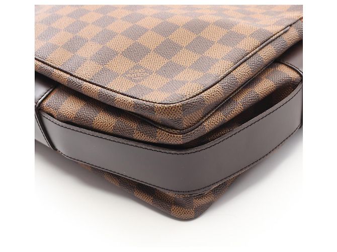 Bolsa de Ombro Naviglio em Couro PVC Louis Vuitton Marrom - vista 3