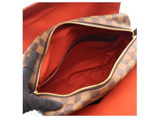 Bolsa de Ombro Naviglio em Couro PVC Louis Vuitton Marrom - vista 5