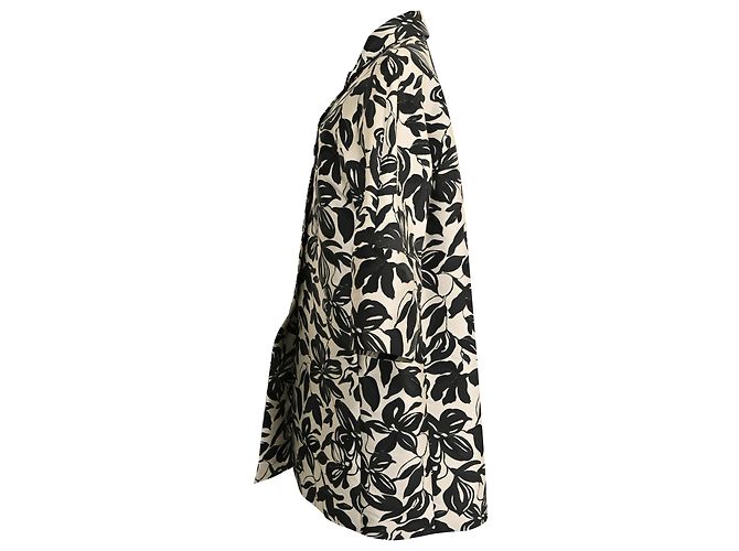 Max Mara Mantel aus Polyester mit Blumenmuster - Ansicht 2
