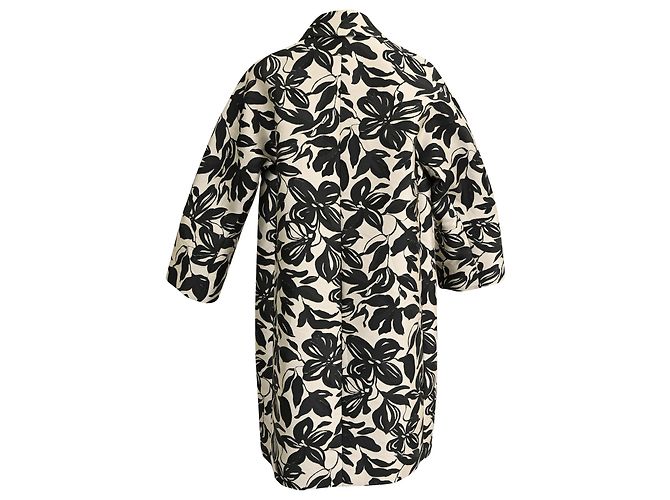 Max Mara Mantel aus Polyester mit Blumenmuster - Ansicht 3