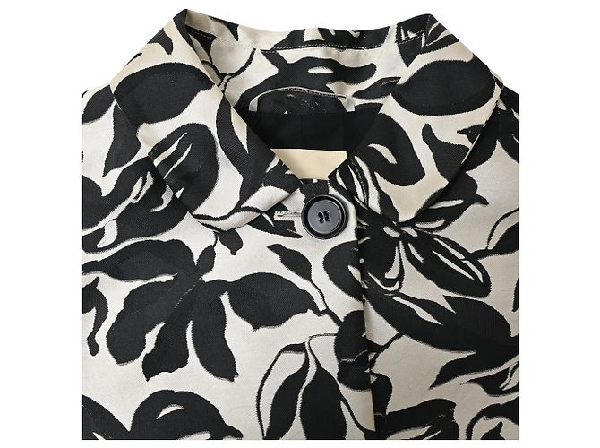 Max Mara Mantel aus Polyester mit Blumenmuster - Ansicht 5