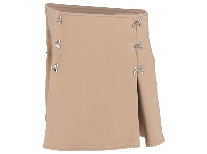 Autre Marque Falda Mini Accent Hooks Dion Lee en Algodón Beige - vista 2