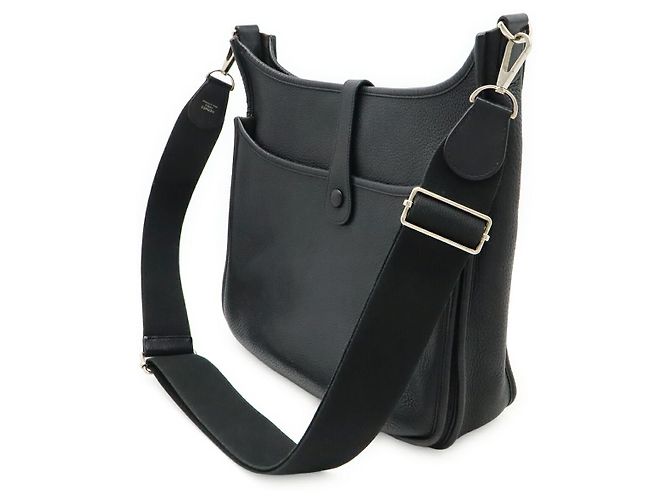 Borsa a Spalla Hermès Evelyne III Nera Nero - vista 2