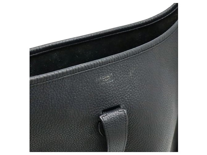 Borsa a Spalla Hermès Evelyne III Nera Nero - vista 7
