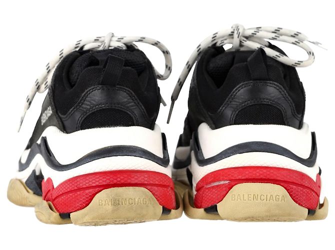 Balenciaga Triple S Sneakers aus schwarzem Polyester - Ansicht 6