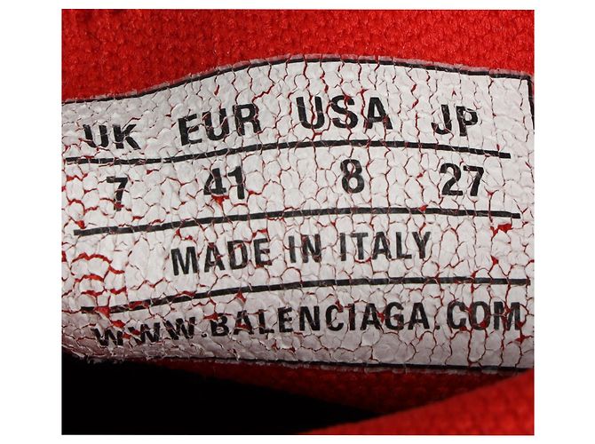 Baskets Speed Balenciaga en polyester rouge - vue 10