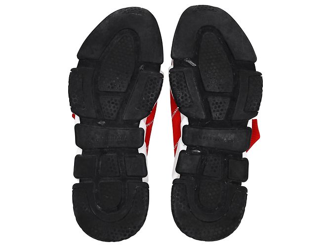 Baskets Speed Balenciaga en polyester rouge - vue 5