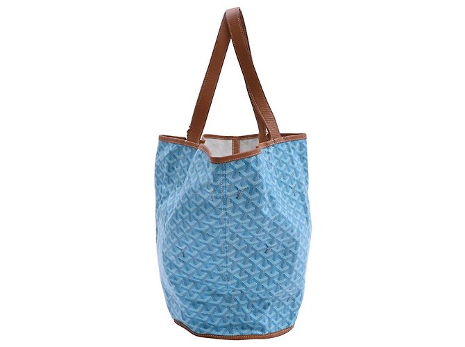 Goyard Belharra Wendetasche aus blauer beschichteter Leinwand - Ansicht 2