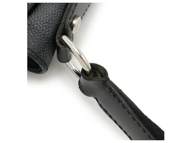 Borsa a Spalla Daniel MM Damier Graphite di Louis Vuitton Nero - vista 5