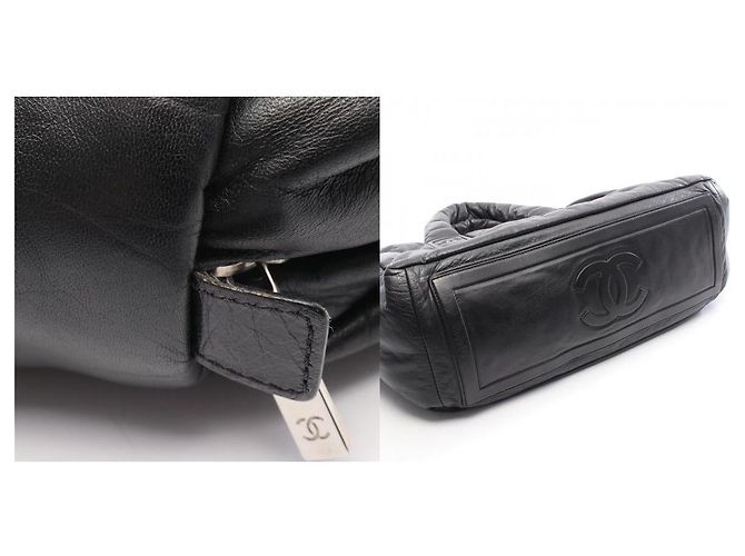 Borsa Boston Coco Cocoon in pelle Chanel Nero - vista 4