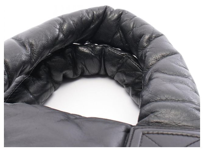 Borsa Boston Coco Cocoon in pelle Chanel Nero - vista 6