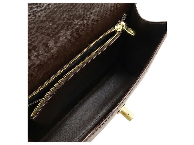 Borsa Louis Vuitton Damier Malletier Marrone - vista 6