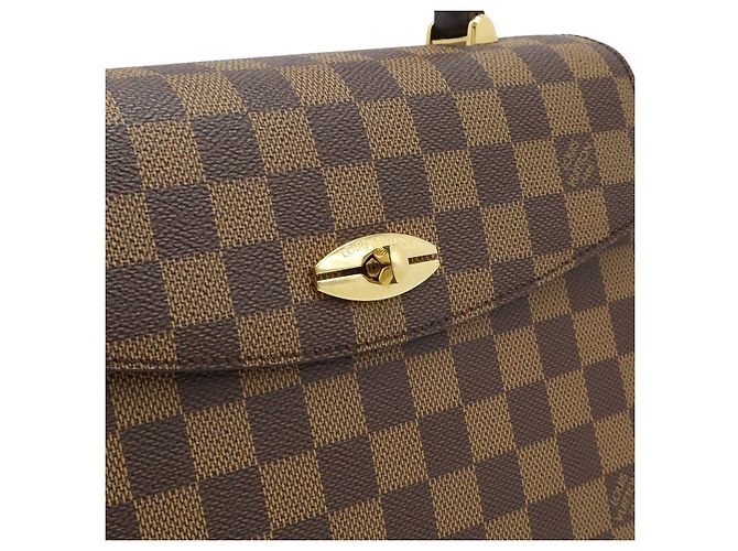 Borsa Louis Vuitton Damier Malletier Marrone - vista 9