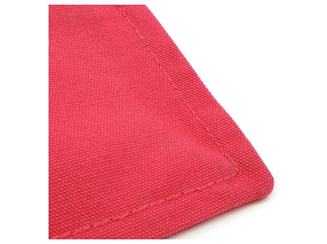 Pochette Piatta PM Yachting in Tela e Pelle Hermès Rosa - vista 6